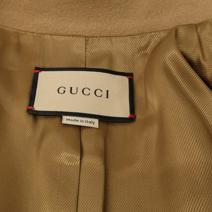 GUCCI Gucci 【Excellent condition/Domestic authorized】652015 Wool single-breasted long coat