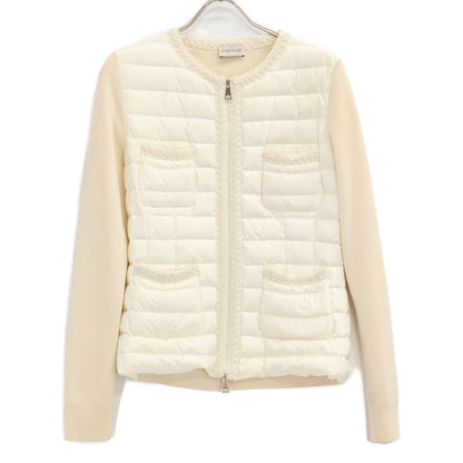 MONCLER モンクレール F10939B50800 CARDIGAN TRICOT ニット/ダウン切替 ノーカラージャケット ジャケット