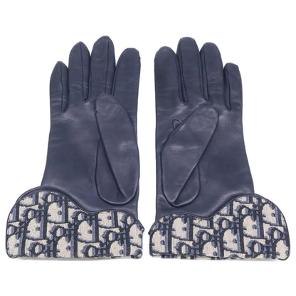 DIOR ディオール 95GLO751G501 SADDLE GLOVE ディオールオブリーク ジャカード/ラムスキン サドル グローブ