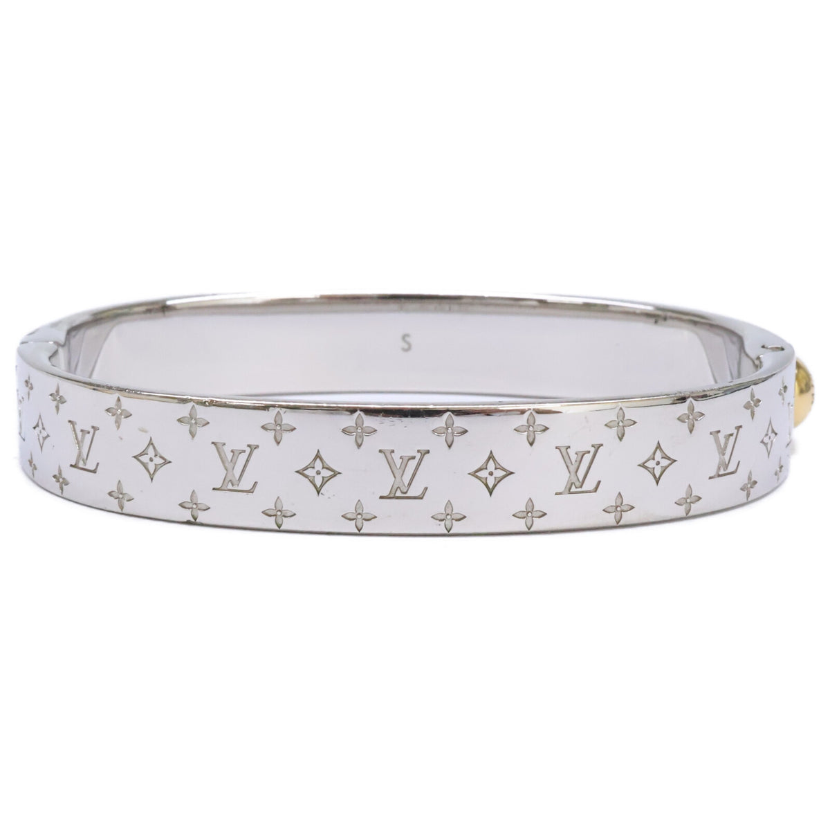 LOUIS VUITTON ルイヴィトン M00249 カフ・ナノグラム バングル