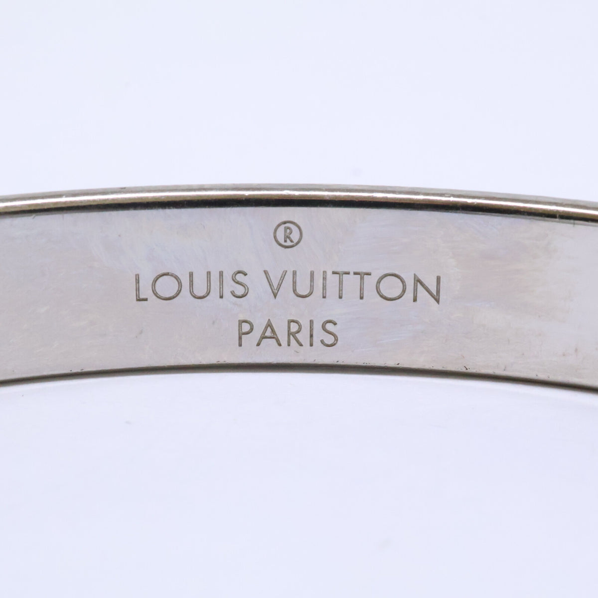 LOUIS VUITTON ルイヴィトン M00249 カフ・ナノグラム バングル