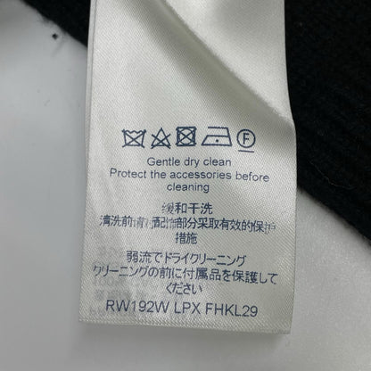 LOUIS VUITTON ルイヴィトン ブラック インタルシア シグネチャー 長袖ニット トップス