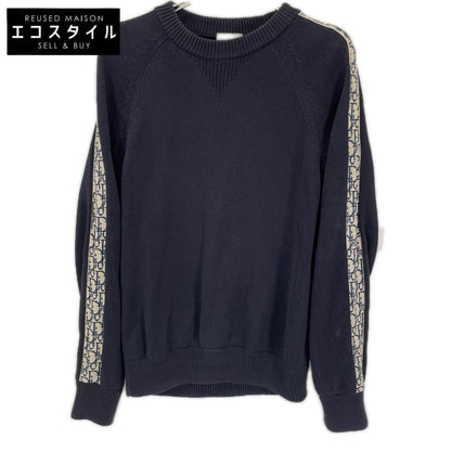 DIOR ディオール 113M638AT187 ネイビー オブリーク トロッター 長袖ニット トップス