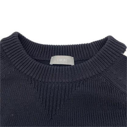 DIOR ディオール 113M638AT187 ネイビー オブリーク トロッター 長袖ニット トップス