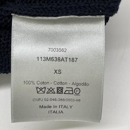 DIOR ディオール 113M638AT187 ネイビー オブリーク トロッター 長袖ニット トップス