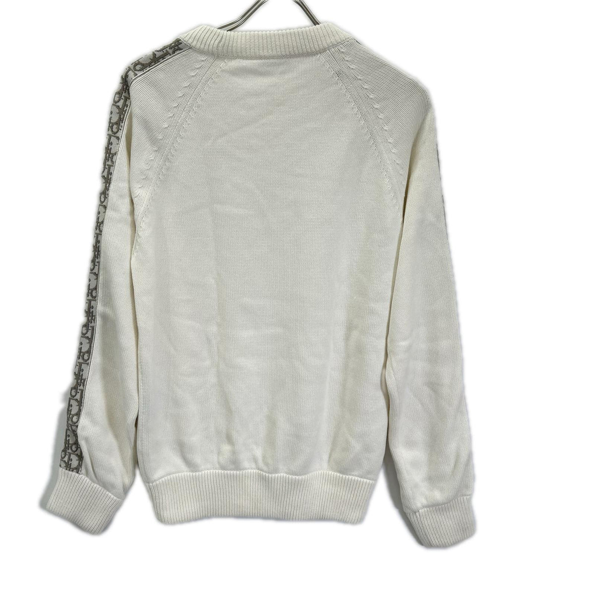 DIOR ディオール 113M638AT187 ホワイト オブリーク トロッター 長袖ニット トップス