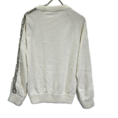 DIOR ディオール 113M638AT187 ホワイト オブリーク トロッター 長袖ニット トップス