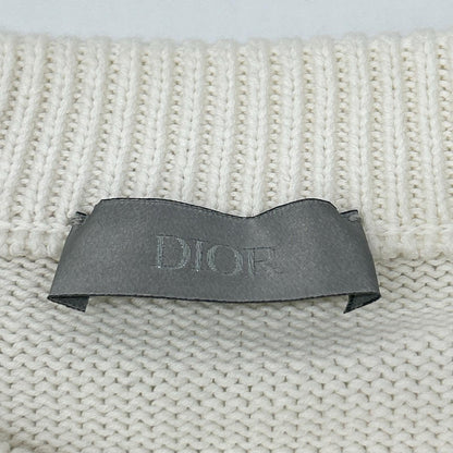 DIOR ディオール 113M638AT187 ホワイト オブリーク トロッター 長袖ニット トップス