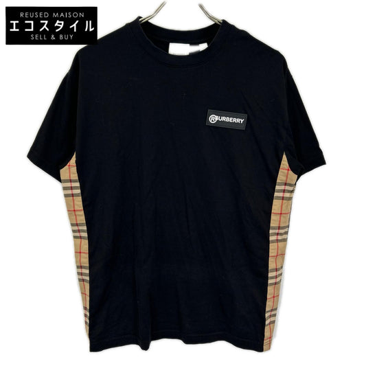 BURBERRY バーバリー 8024545 ブラック ヴィンテージチェック 半袖Tシャツ トップス