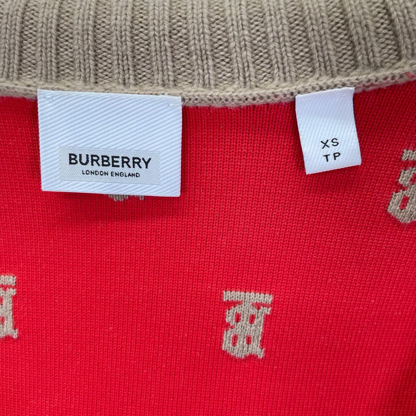 BURBERRY バーバリー 8021032 ブラウン カシミヤ混 カーディガン トップス