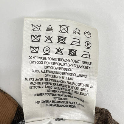 BURBERRY バーバリー 8046712 ブラウン ノバチェック ウール ベルテッド ワンピース ワンピース