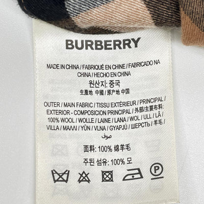 BURBERRY バーバリー 8046712 ブラウン ノバチェック ウール ベルテッド ワンピース ワンピース
