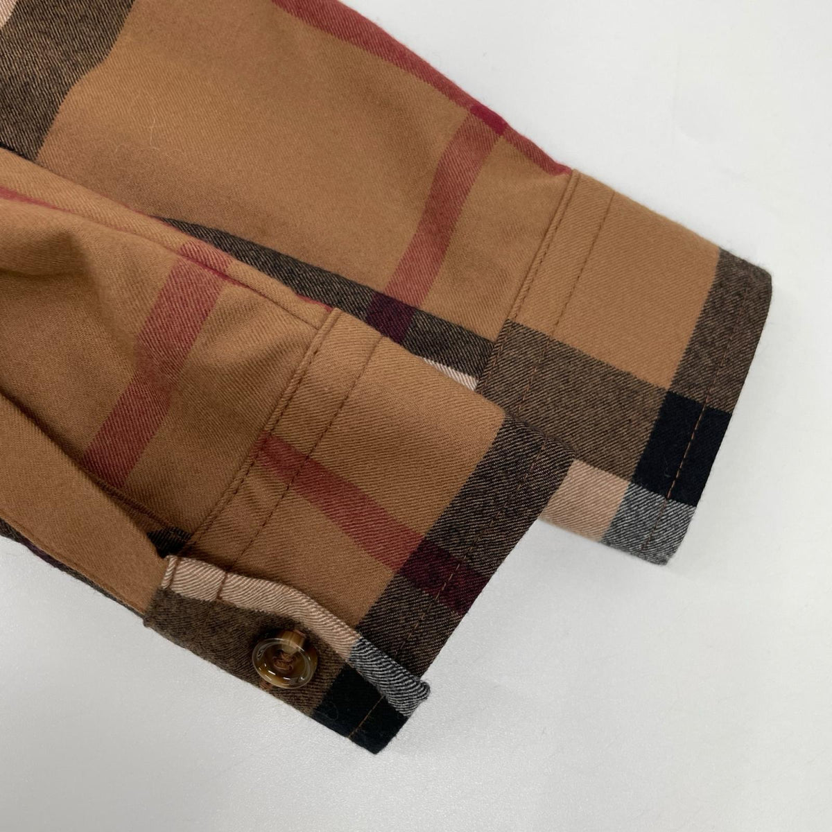 BURBERRY バーバリー 8046712 ブラウン ノバチェック ウール ベルテッド ワンピース ワンピース