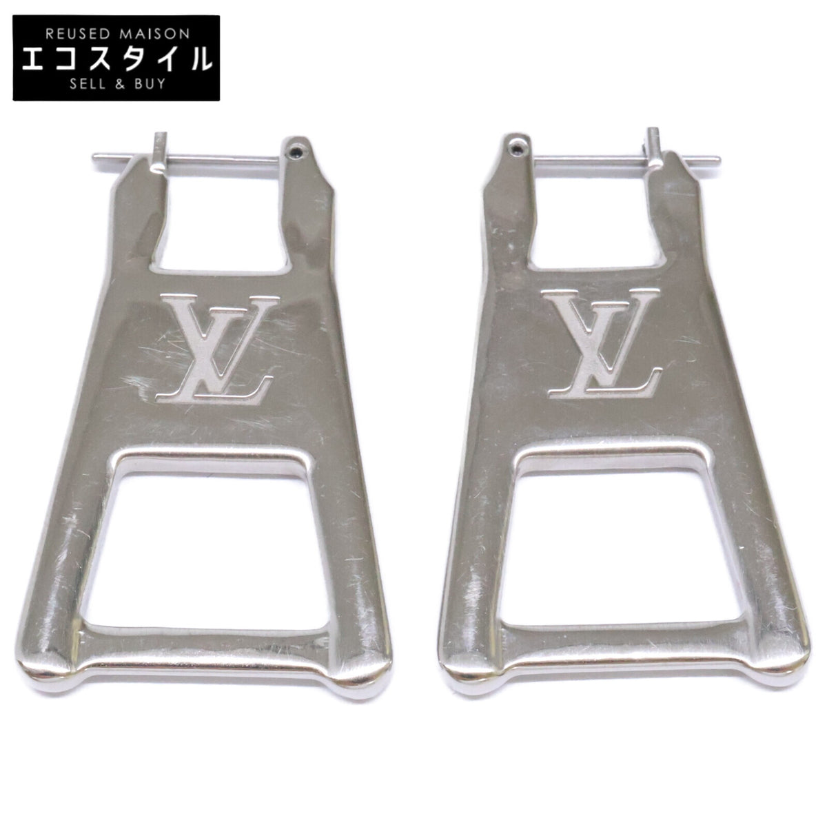 LOUIS VUITTON ルイヴィトン MP3016 ブックル ドレイユ LV ジップ ピアス