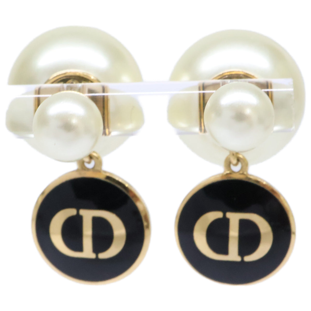 DIOR ディオール Dior Tribales ディオール トライバル CDシグネチャー レジンパール ピアス