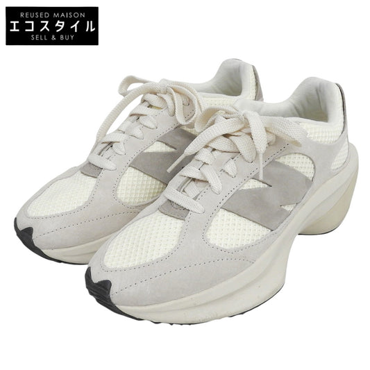 NEW BALANCE ニューバランス 美品 ライフスタイル スニーカー シューズ メンズ 27cm グレー×ホワイト ベージュ UWRPDHSB シューズ