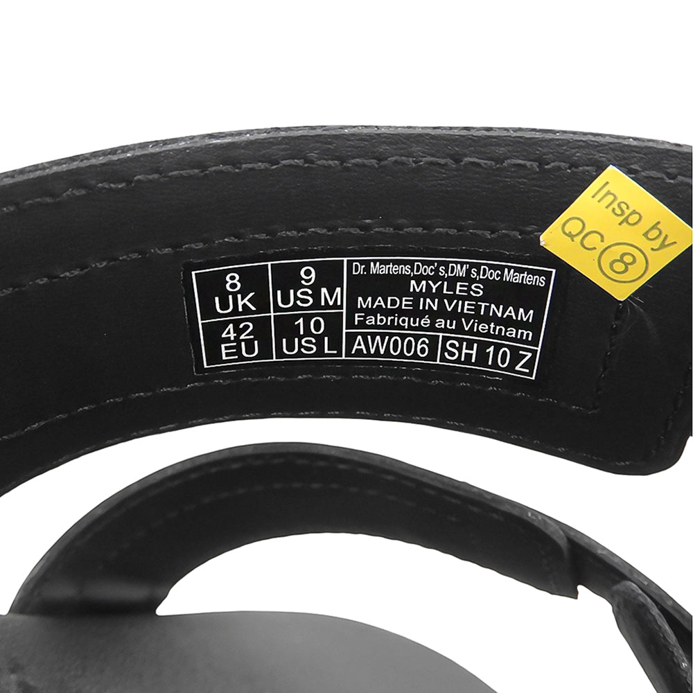 Dr.Martens ドクターマーチン 美品 MYLES マイルス サンダル シューズ メンズ 黒 ブラック 8 シューズ