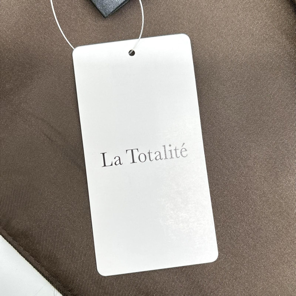 La TOTALITE ラ トータリテ 25年 ブラウン 金ボタン ウール混ダブルブレスト テーラードジャケット ジャケット