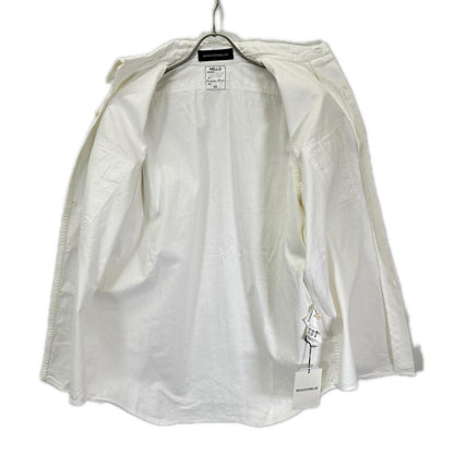 MADISON BLUE マディソンブルー ホワイト HAMPTON BACK SATIN SHIRT ハンプトン バックサテンシャツ トップス