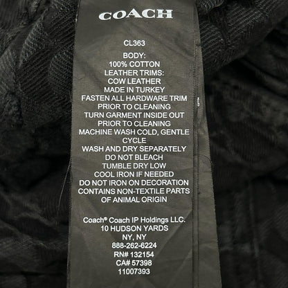 COACH コーチ CL363 ブラック シグネチャー デニム パンツ ボトムス
