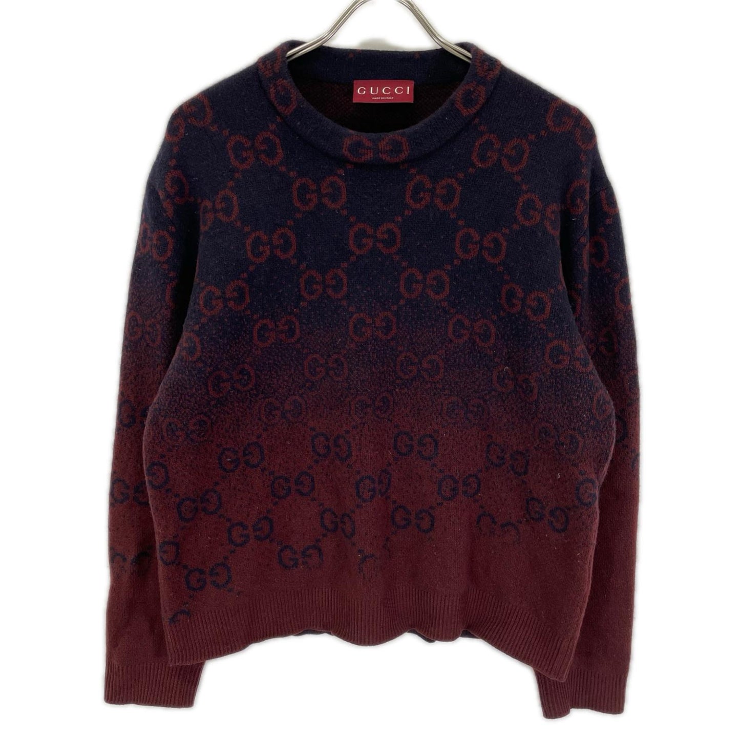 GUCCI グッチ 788533 xkd42 レッド GG総柄 ニットトップス トップス