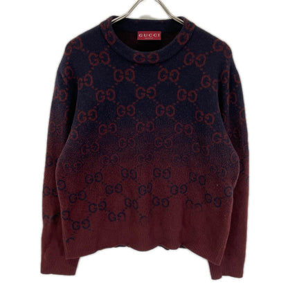 GUCCI グッチ 788533 xkd42 レッド GG総柄 ニットトップス トップス