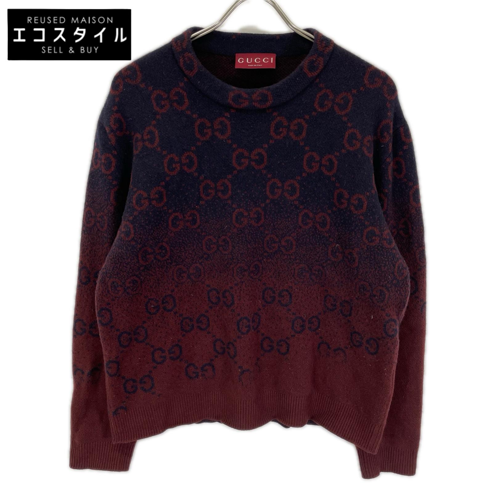 GUCCI グッチ 788533 xkd42 レッド GG総柄 ニットトップス トップス