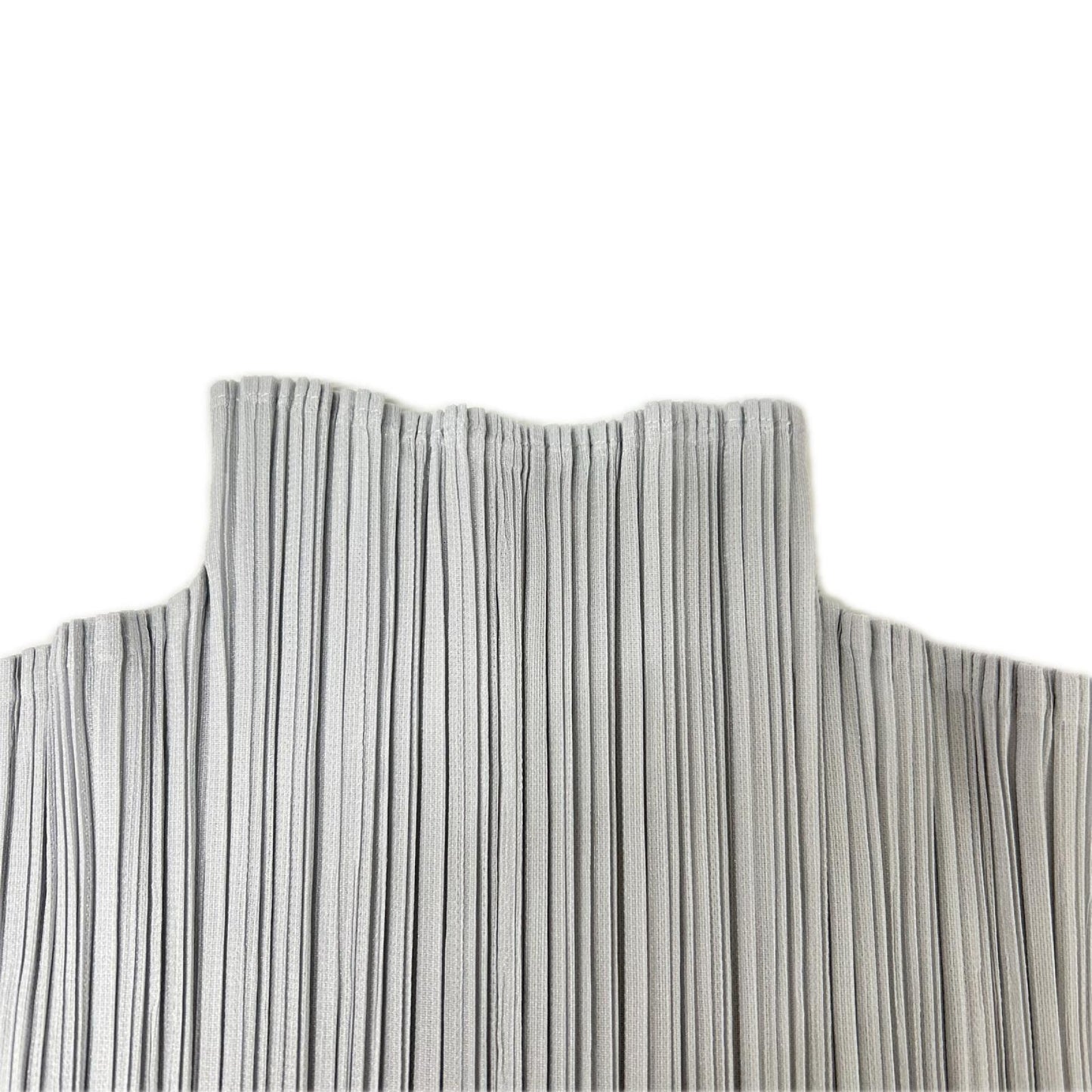 PLEATS PLEASE プリーツプリーズ PP55-JK106 ライトグレー プリーツ ハイネックロングスリーブカットソー トップス