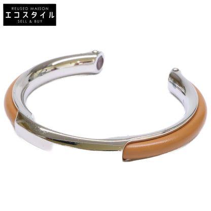 HERMES エルメス メタル/レザー バングル
