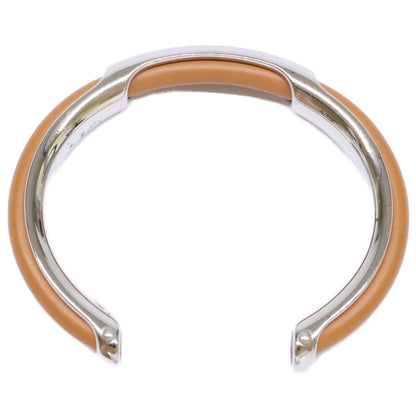 HERMES エルメス メタル/レザー バングル