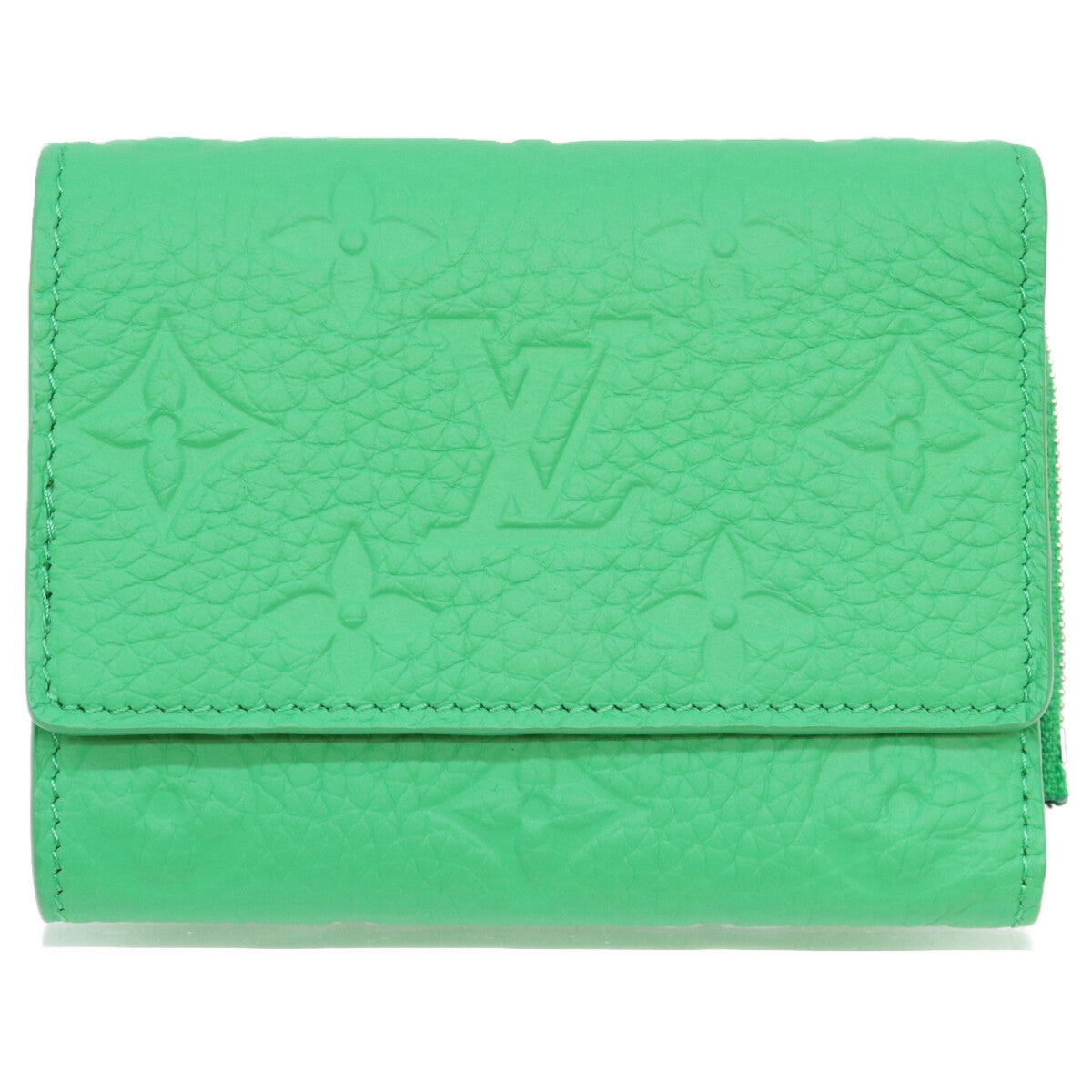 LOUIS VUITTON ルイヴィトン M25848 モノグラムトリヨン バンブーグリーン ポルトフォイユパイロット 3つ折り財布 三つ折り財布（小銭入れあり）