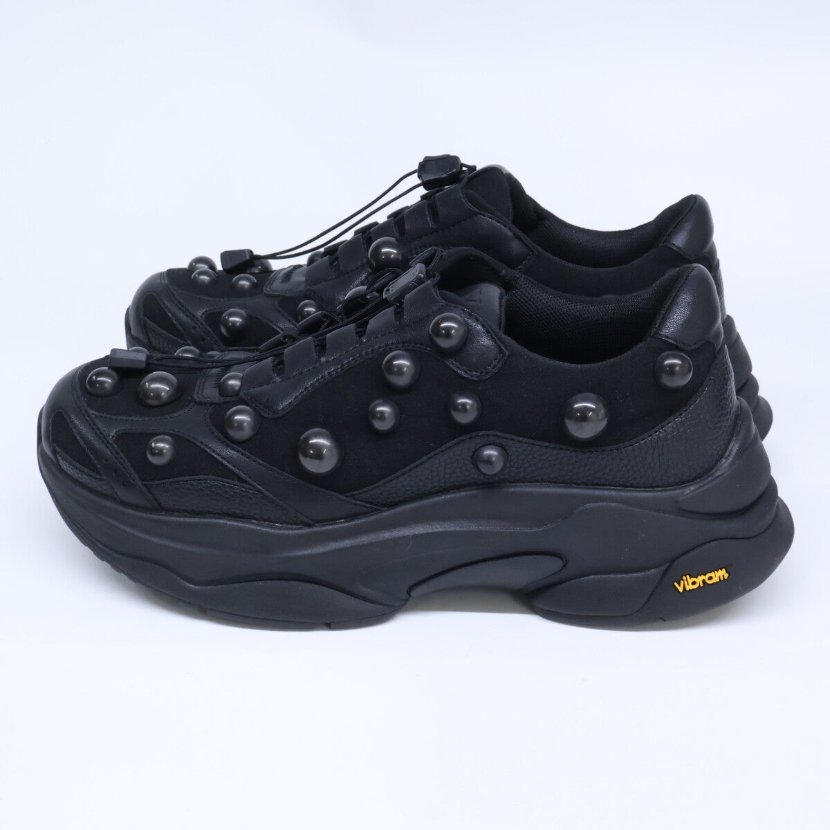 Y's ワイズ 【美品/26SS】YK-E01-993-2 SYNTHETIC LEATHER DOT DAD SNEAKER ダッドスニーカー シューズ