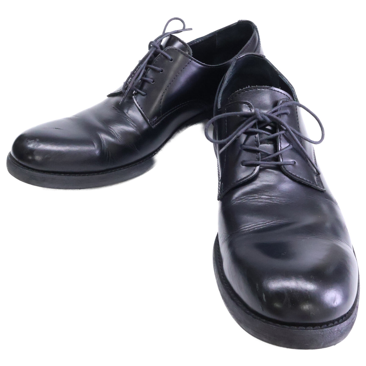 YOHJI YAMAMOTO COSTUME D’HOMME ヨウジヤマモト コスチュームドオム HO-E80-752 レザー プレーントゥ ドレスシューズ シューズ