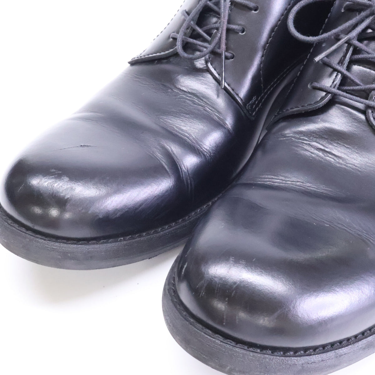 YOHJI YAMAMOTO COSTUME D’HOMME ヨウジヤマモト コスチュームドオム HO-E80-752 レザー プレーントゥ ドレスシューズ シューズ