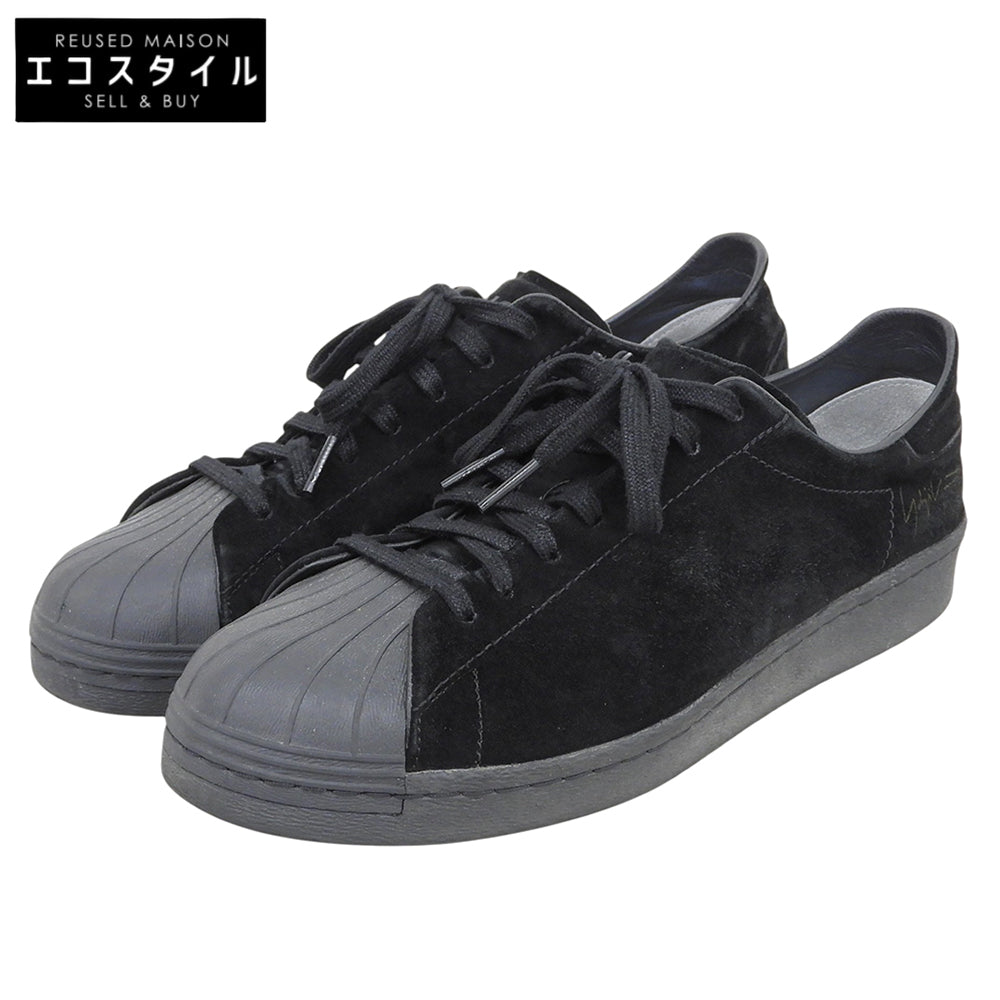 Y-3 ワイスリー KURO SUPERSTAR/スーパースター ローカット スニーカー シューズ メンズ 黒 ブラック 28cm JS4375 シューズ