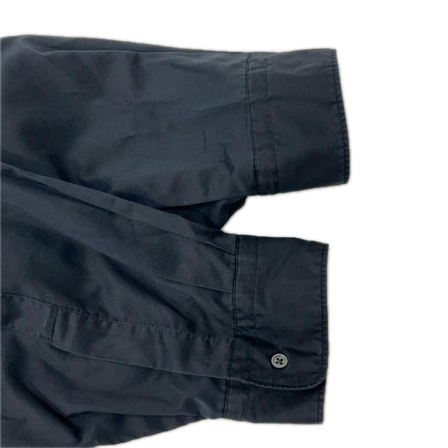 Graphpaper グラフペーパー 24AW GM243-50144 ブラック Silicon Poplin Oversized Regular Collar Shirt/シリコンポプリン オーバーサイズレギュラーカラーシャ トップス