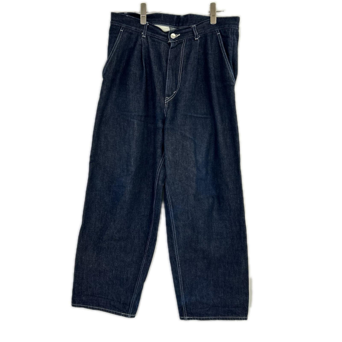 Graphpaper グラフペーパー GU243-40188RB インディゴ Selvage Denim Two Tuck Pants/セルビッジデニム2タックパンツ ボトムス