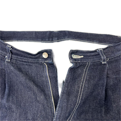 Graphpaper グラフペーパー GU243-40188RB インディゴ Selvage Denim Two Tuck Pants/セルビッジデニム2タックパンツ ボトムス