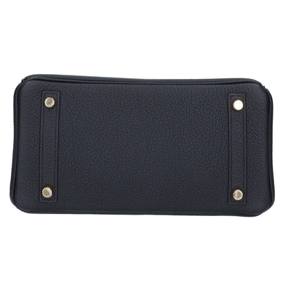 HERMES エルメス G刻印 ノワール ゴールド金具 トゴ バーキン25 ハンドバッグ