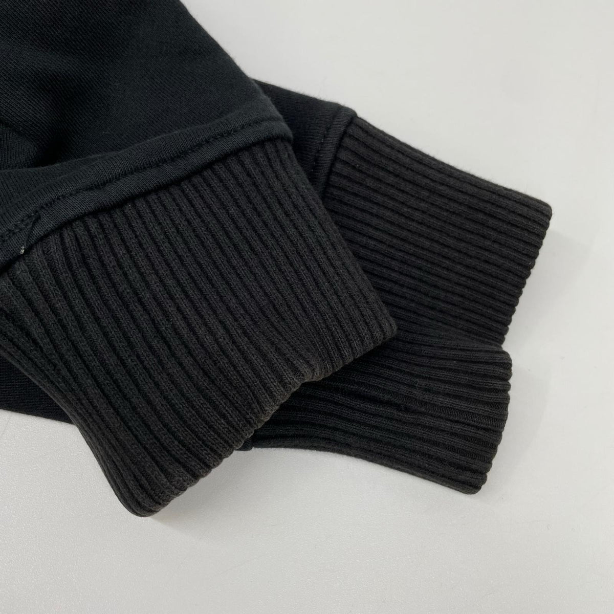 DIESEL ディーゼル Black×navy nylon mixed-material panel hooded zip-up jacket
