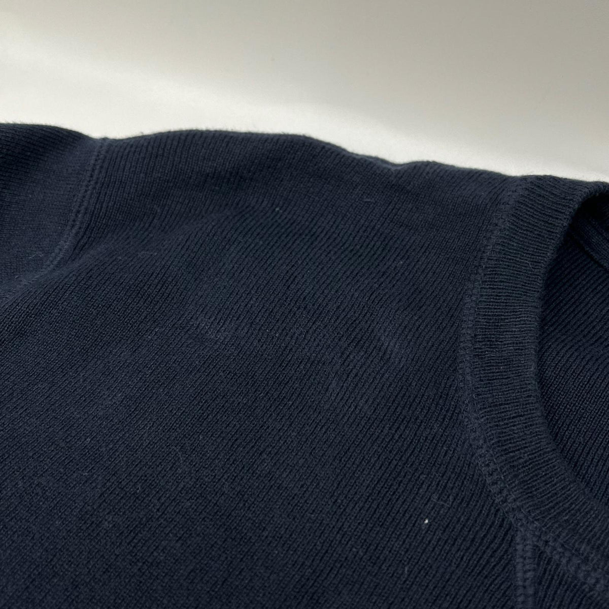 POLObyRalphLauren ポロラルフローレン ネイビー 前V コットン ニットセーター トップス