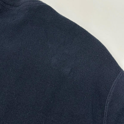 POLObyRalphLauren ポロラルフローレン ネイビー 前V コットン ニットセーター トップス