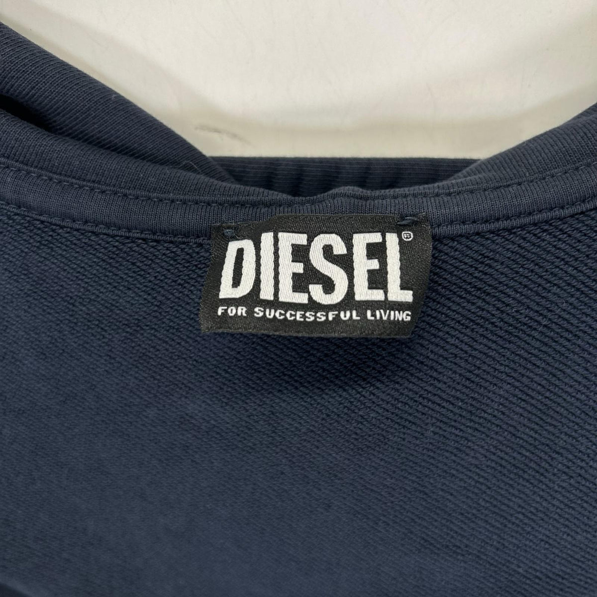 DIESEL ディーゼル コットン 刺繍ロゴ ジップアップパーカー トップス