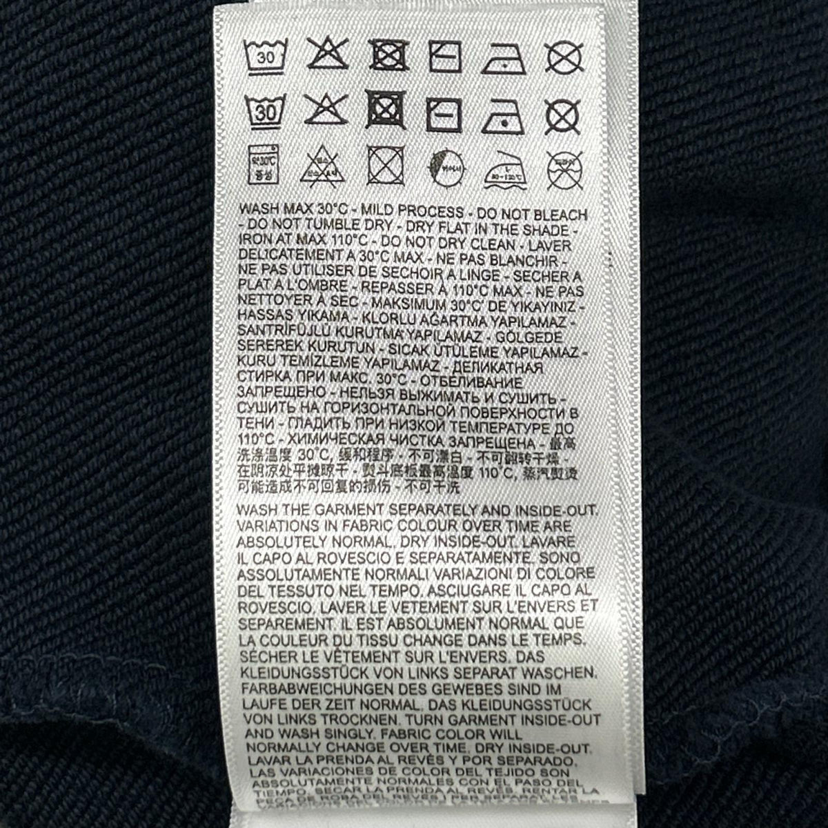 DIESEL ディーゼル コットン 刺繍ロゴ ジップアップパーカー トップス