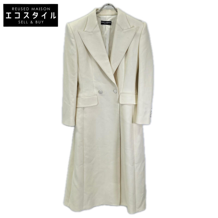 DOLCE&GABBANA ドルチェアンドガッバーナ F0W0IT 23AW ナチュラルホワイト コート コート