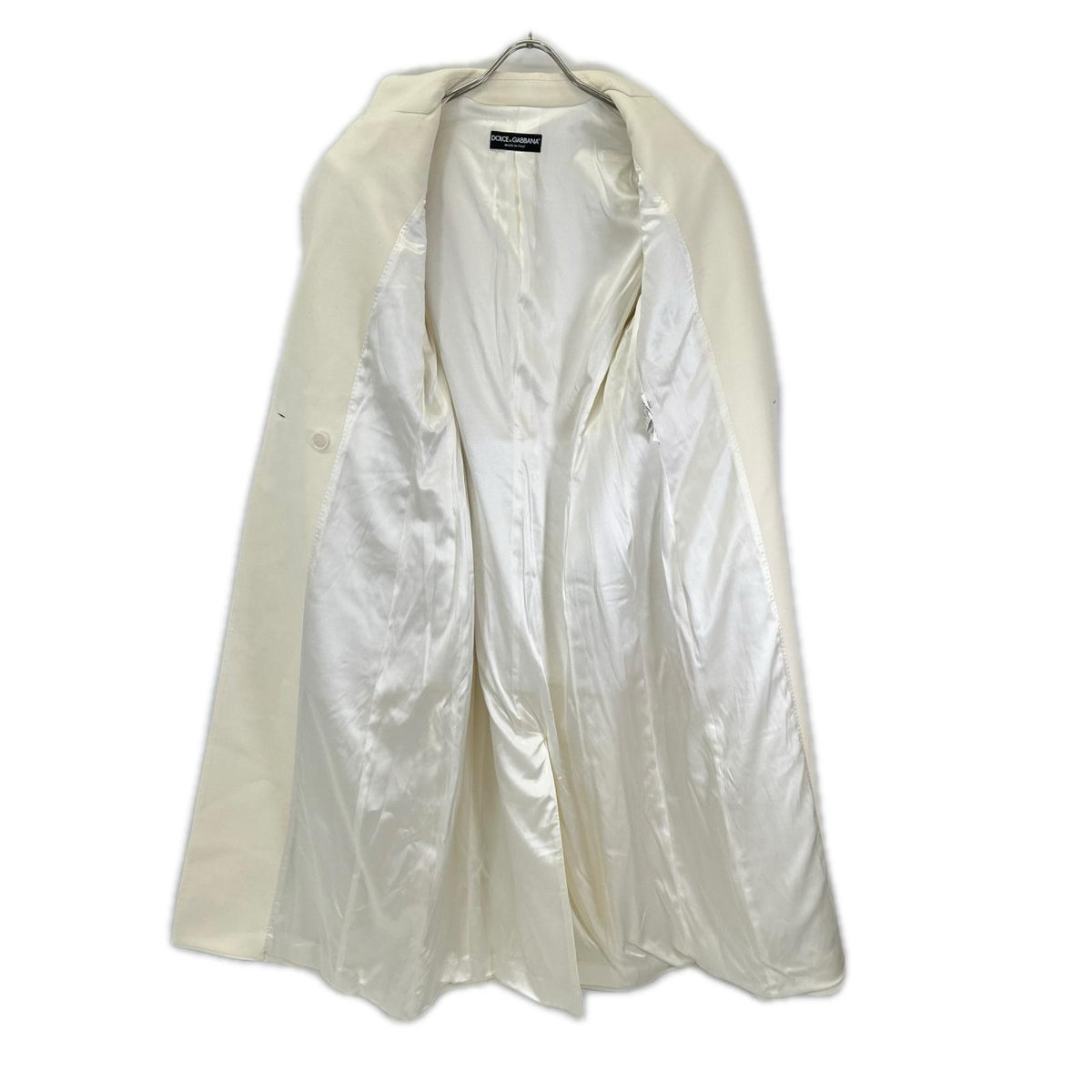 DOLCE&GABBANA ドルチェアンドガッバーナ F0W0IT 23AW ナチュラルホワイト コート コート
