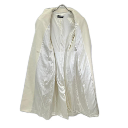 DOLCE&GABBANA ドルチェアンドガッバーナ F0W0IT 23AW ナチュラルホワイト コート コート