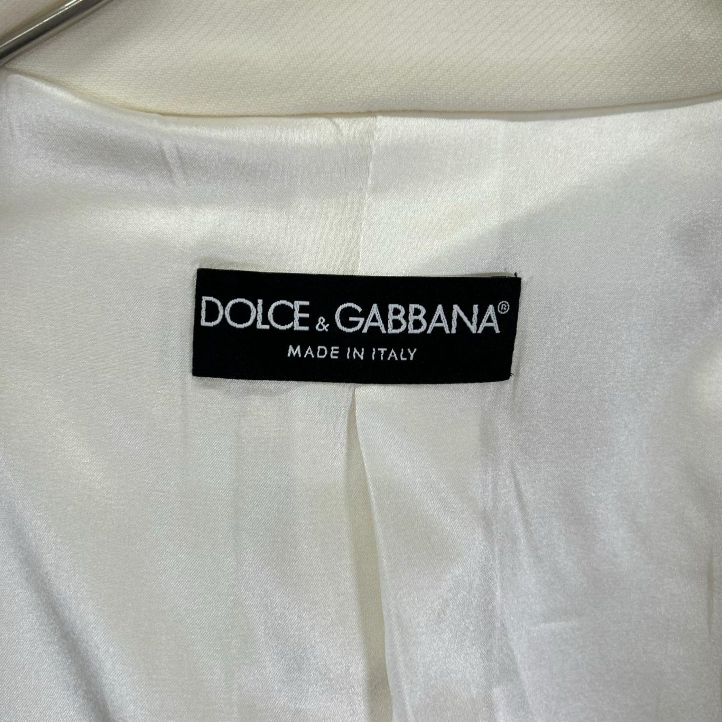 DOLCE&GABBANA ドルチェアンドガッバーナ F0W0IT 23AW ナチュラルホワイト コート コート
