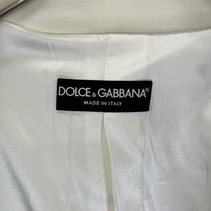 DOLCE&GABBANA ドルチェアンドガッバーナ F0W0IT 23AW ナチュラルホワイト コート コート