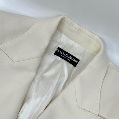 DOLCE&GABBANA ドルチェアンドガッバーナ F0W0IT 23AW ナチュラルホワイト コート コート